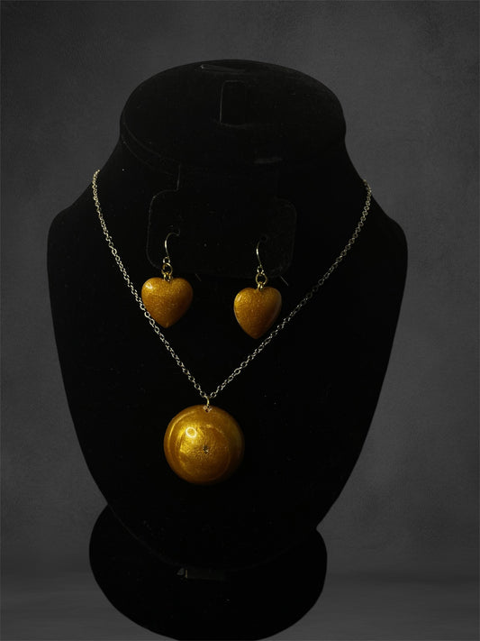 Gold Necklace Set