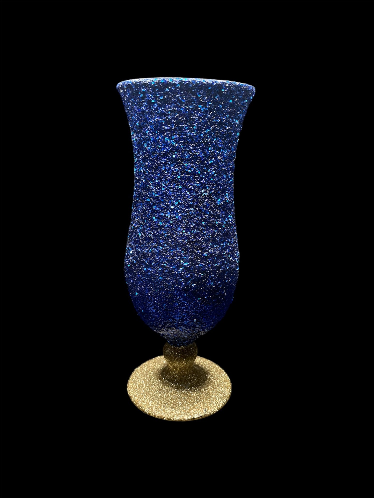 Blue & Gold Steam Glass