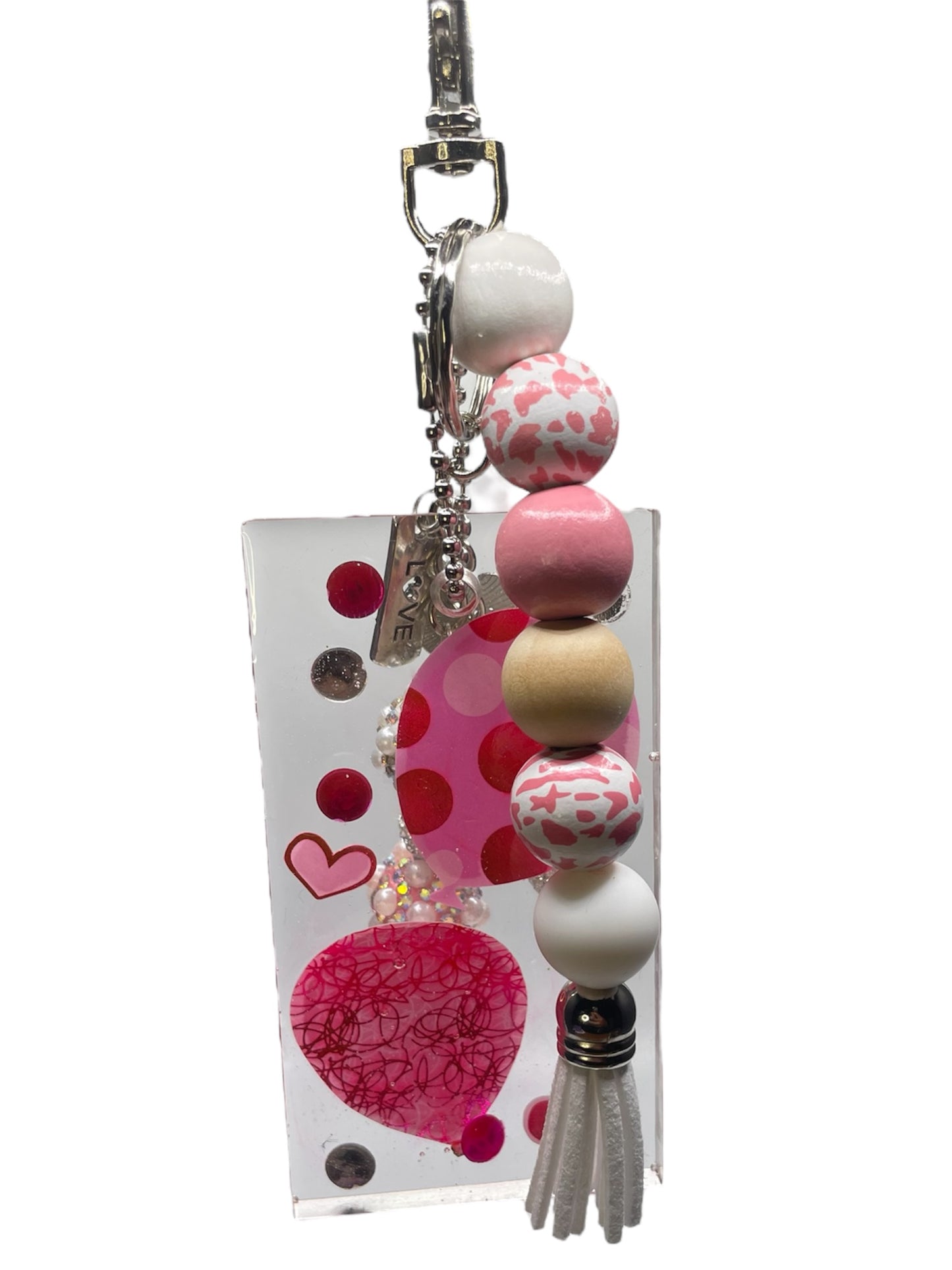 Pink Love Keychain