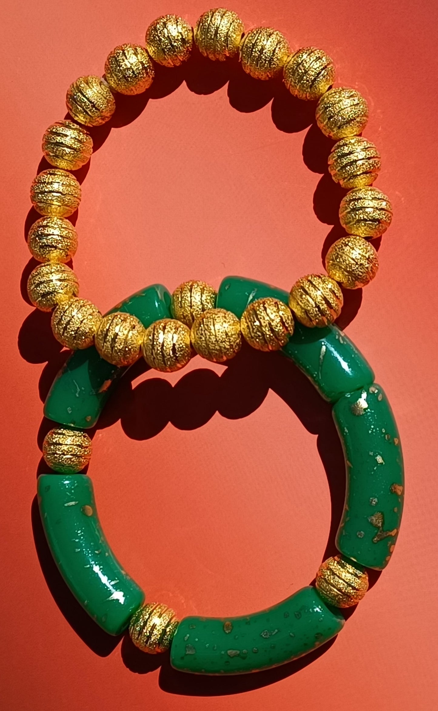 Green & Gold Bracelet