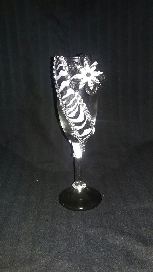 Zebra Strip Glass