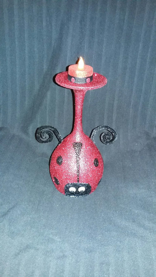 Ladybug Candle Holder