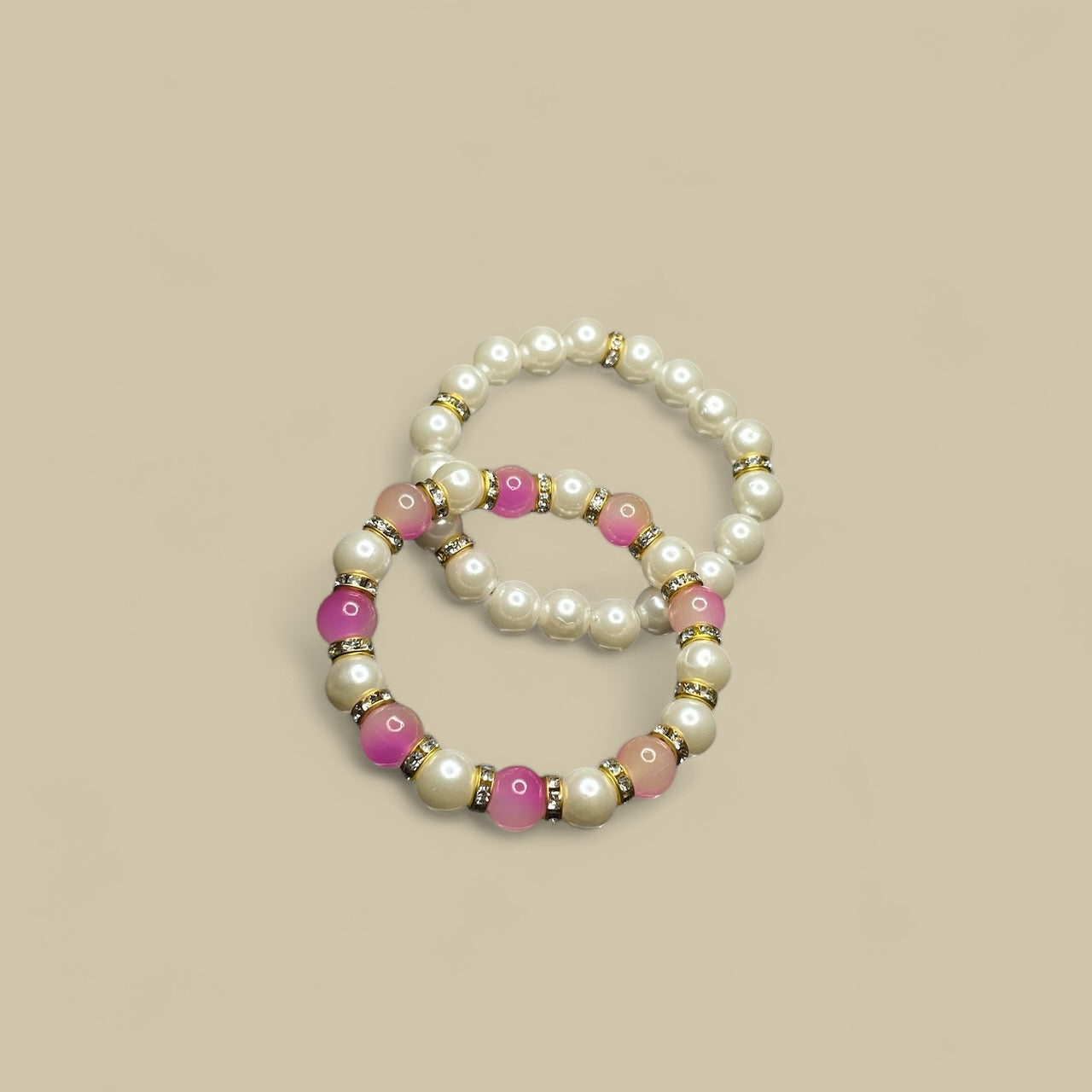 Rich Pink Pearl Bracelet