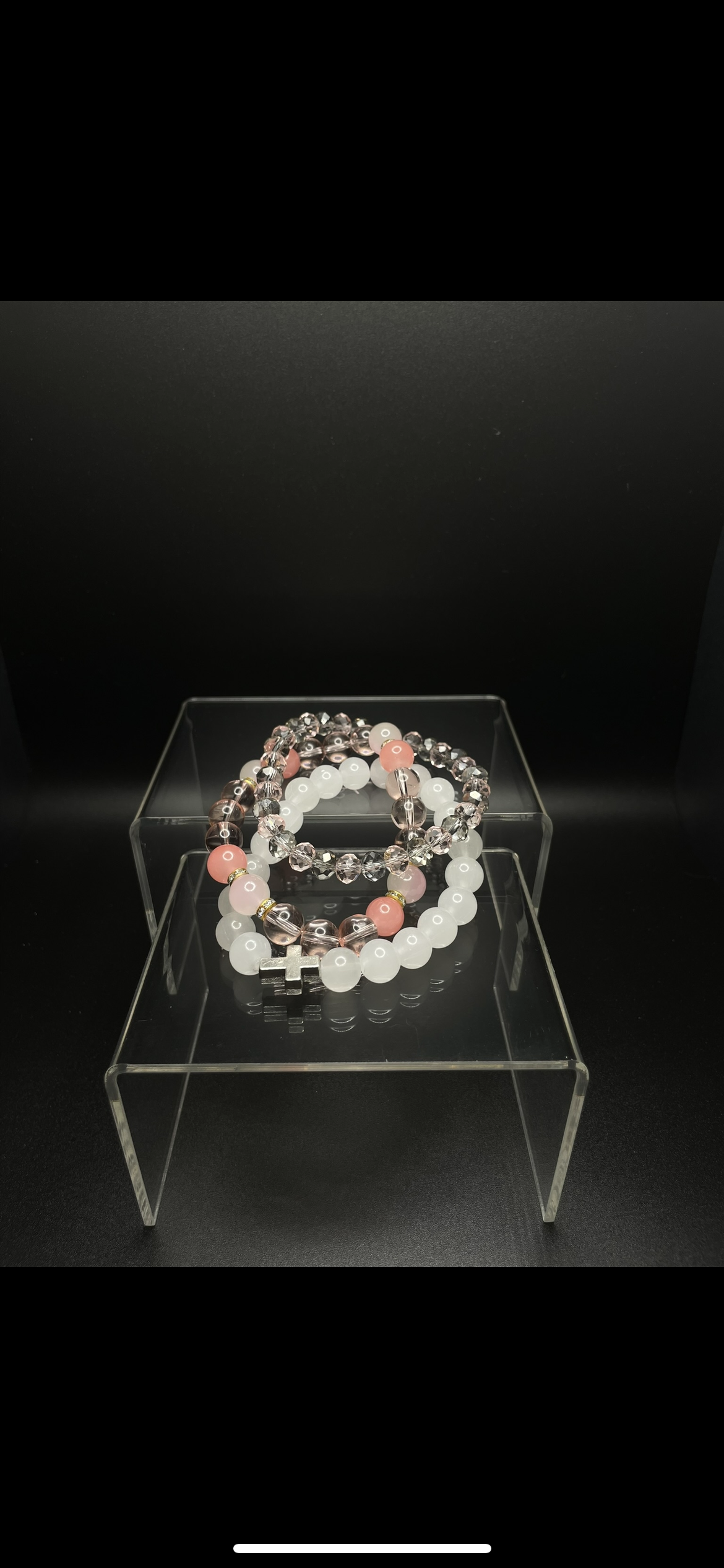 Pink Crepe Bracelet