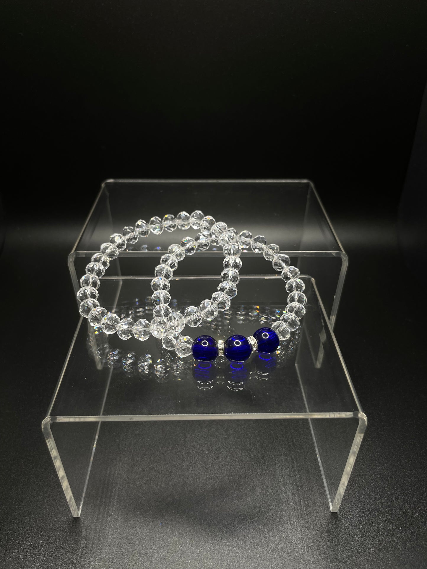 Clear Blue Water Bracelet