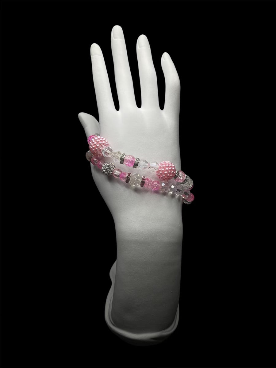 Pink Cotton Candy Bracelet