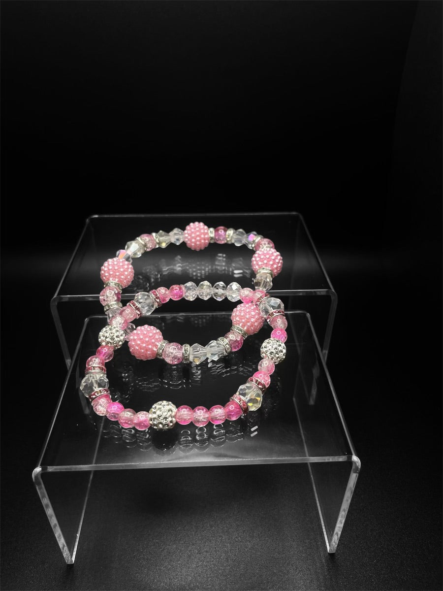 Pink Cotton Candy Bracelet