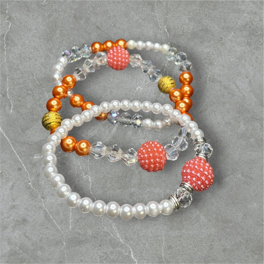 Tangerine Pearl Bracelet