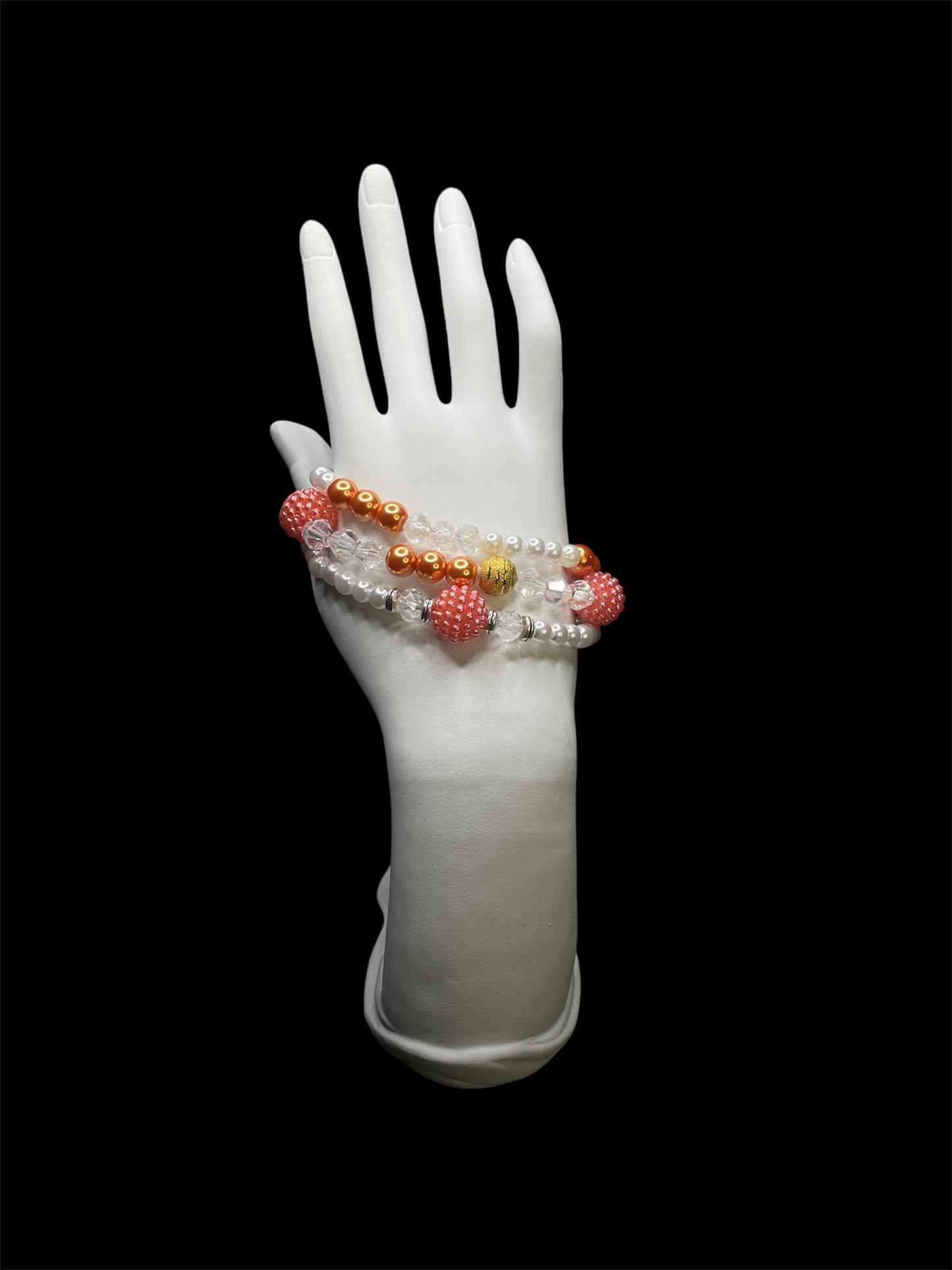 Tangerine Pearl Bracelet