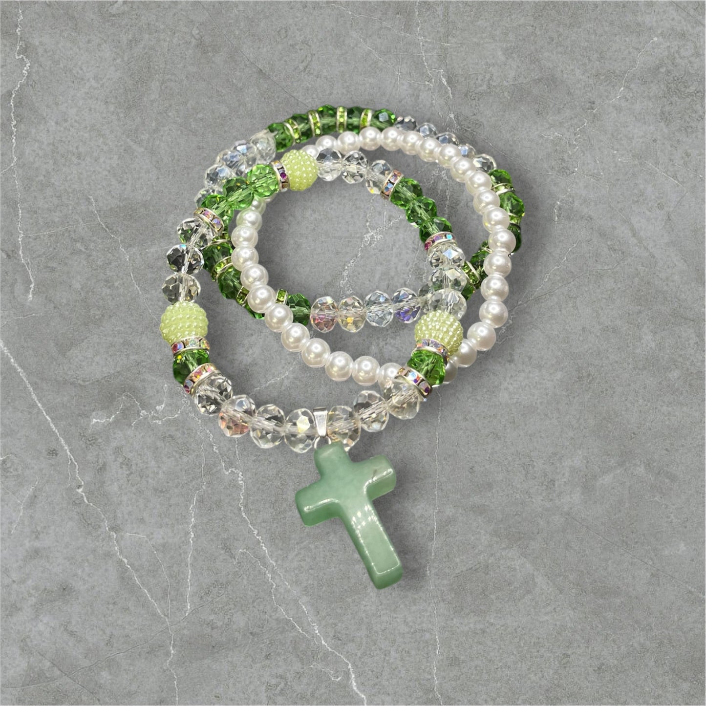 Kiwi Pearl Bracelet