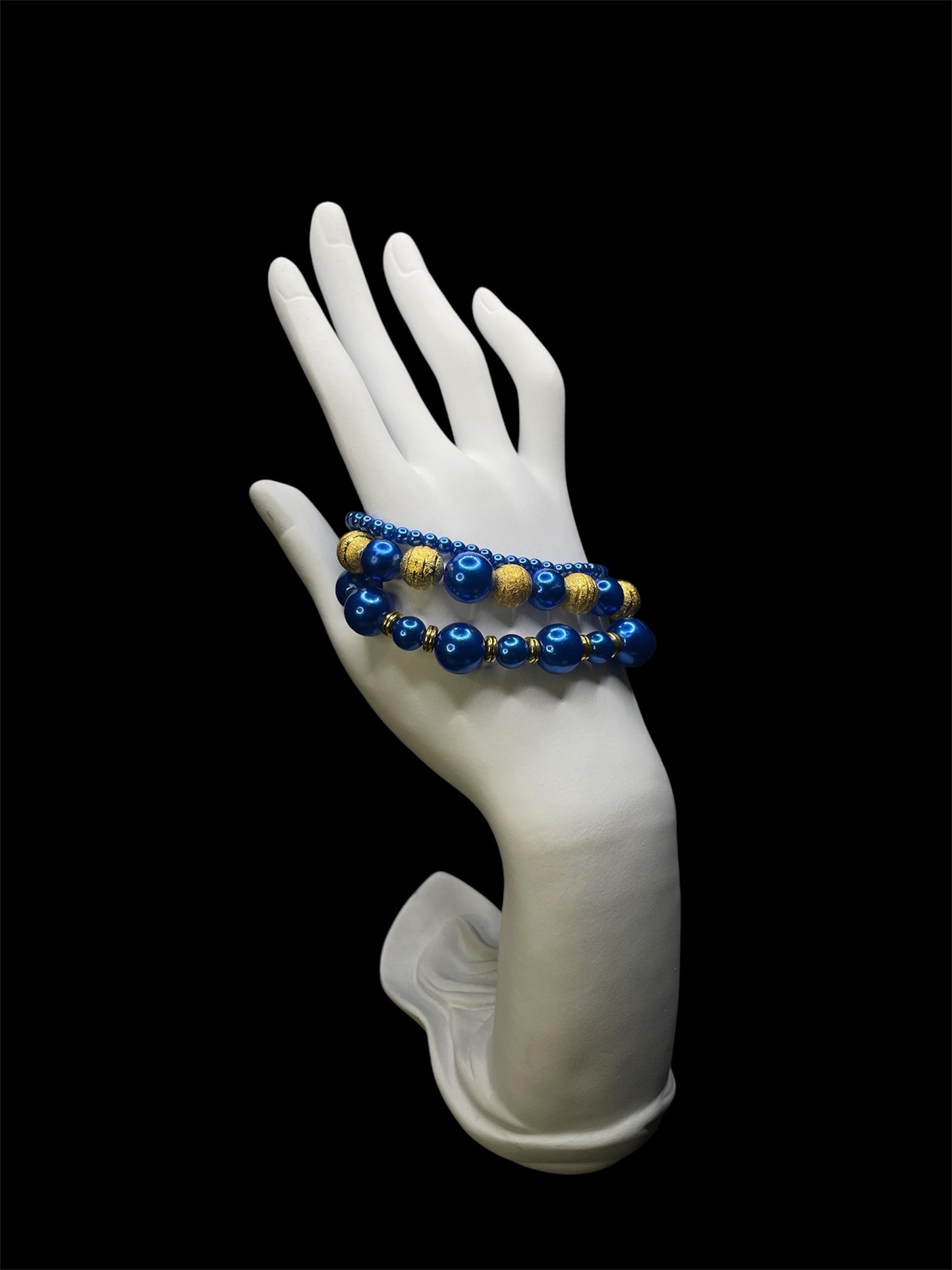 Blue & Gold Bracelet