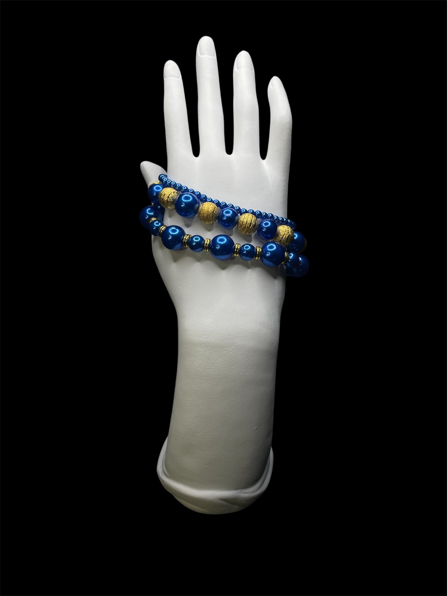 Blue & Gold Bracelet