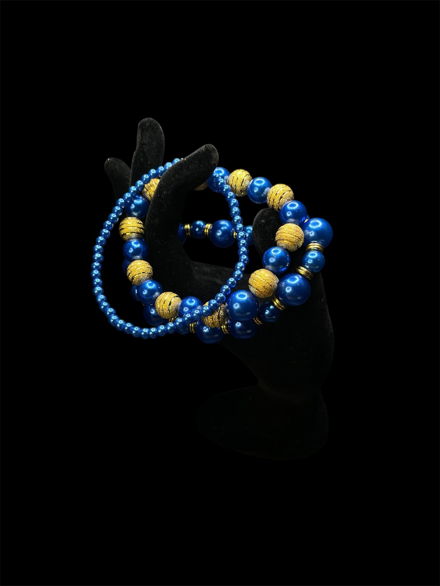 Blue & Gold Bracelet