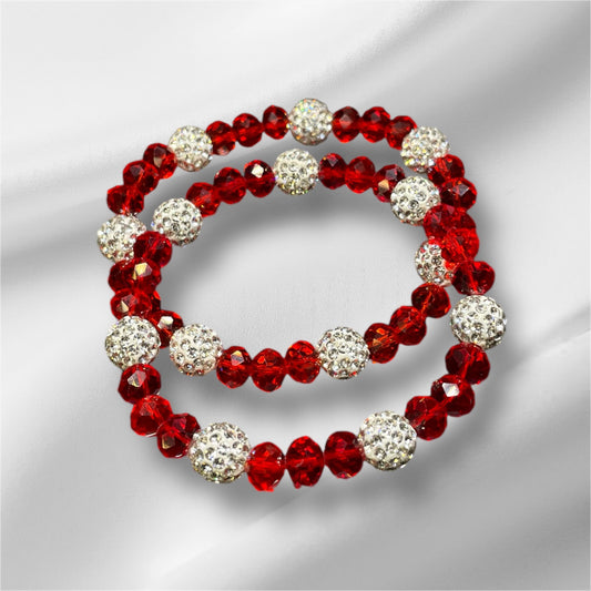 Red Ruby Crystal Bracelet