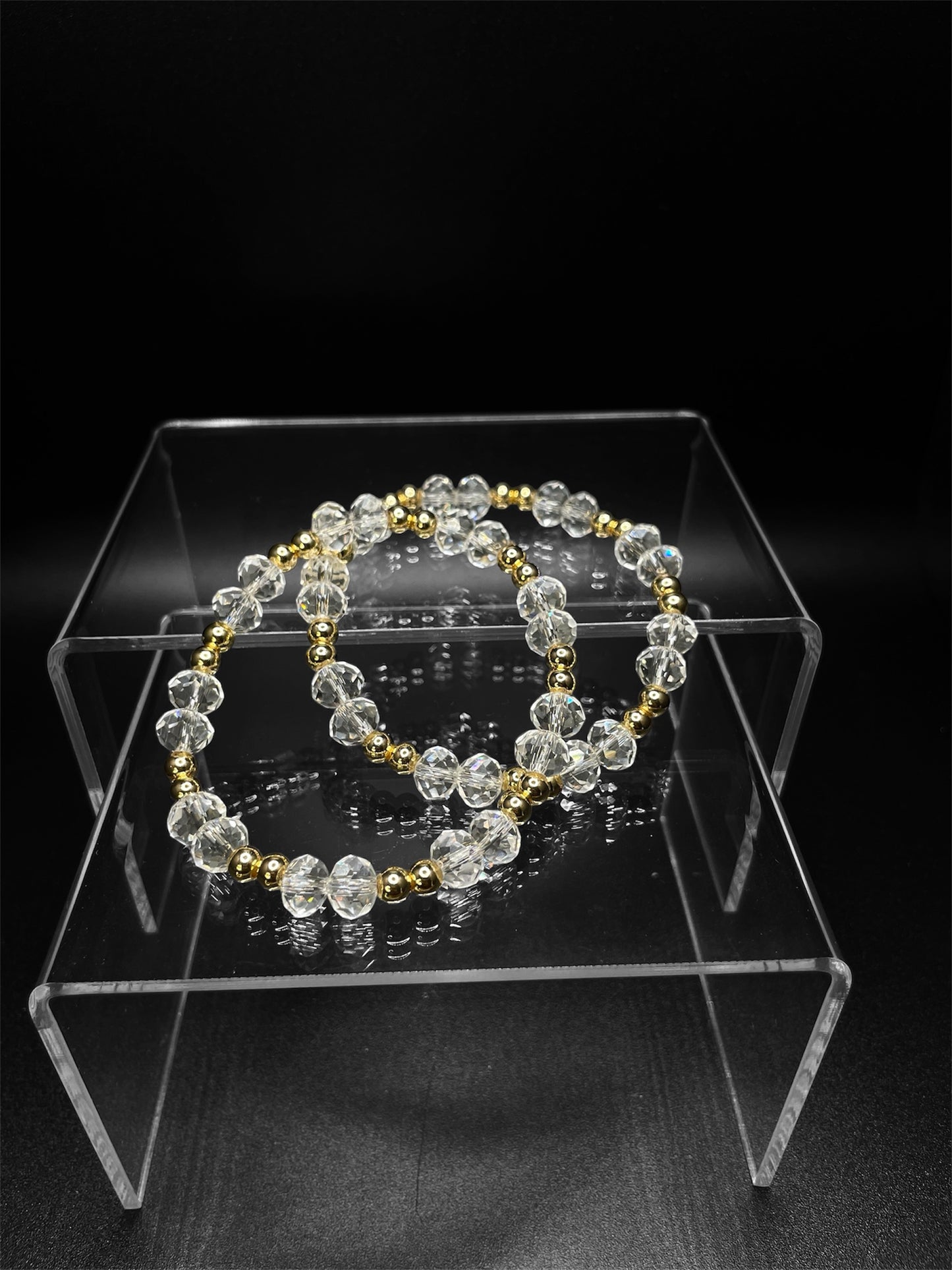 Gold Crystal Bracelet