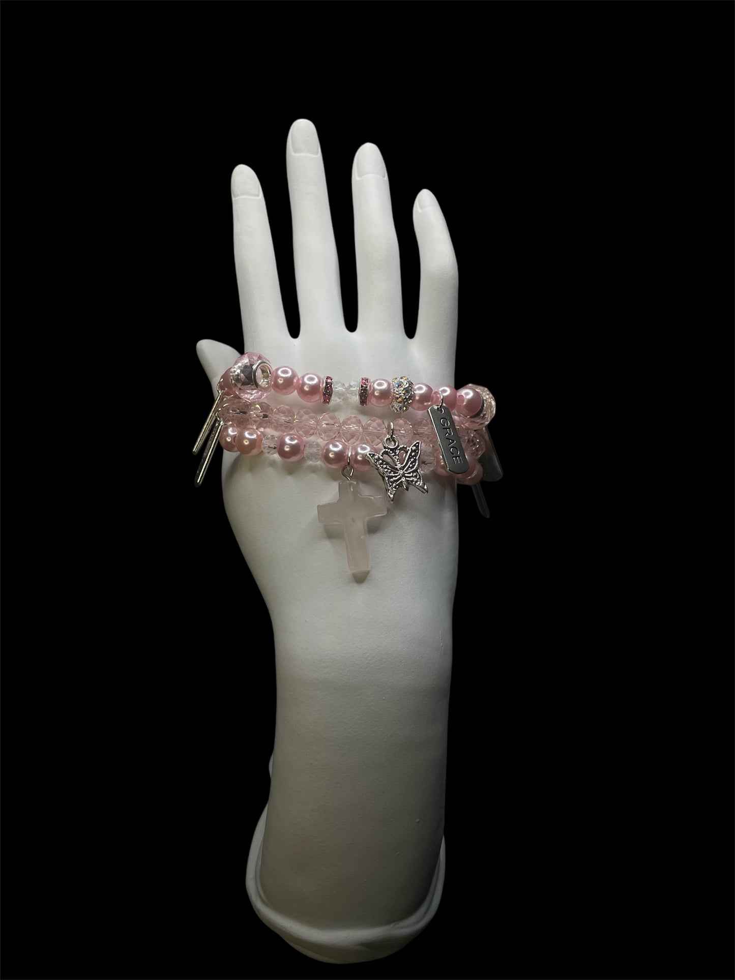 Triple Pink Joy Bracelet