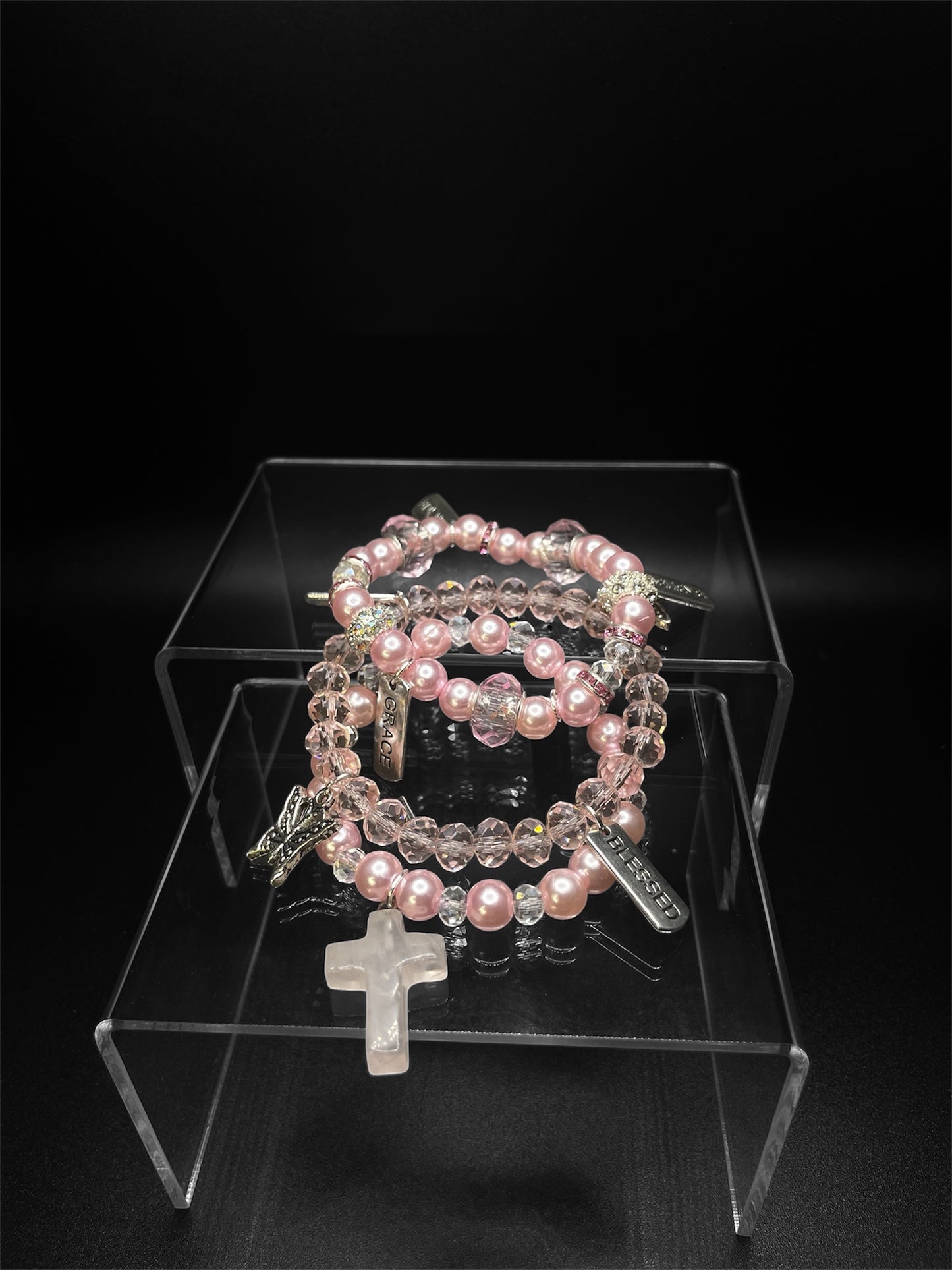 Triple Pink Joy Bracelet