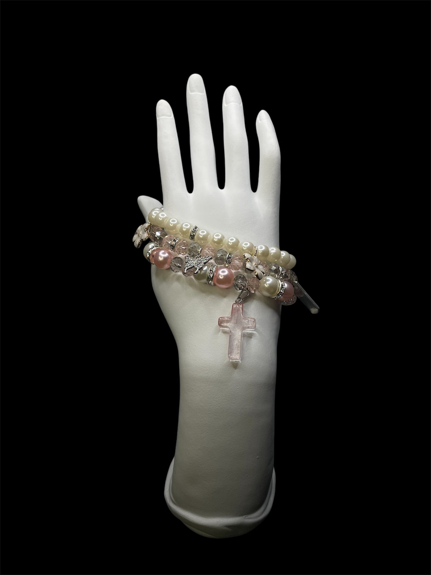 Graceful Pink Pearl Bracelet