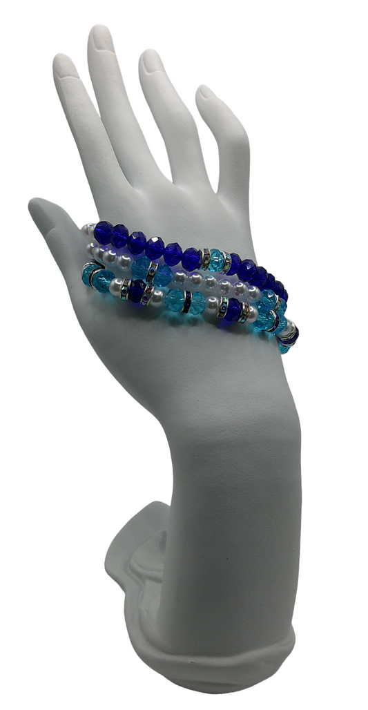 Blue Pearl Bracelet