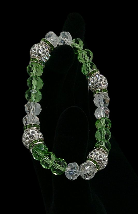 Crystal Lime Bracelet