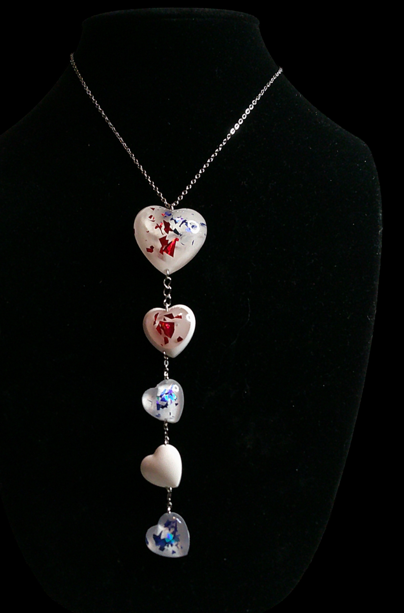 5 Hearts Necklace